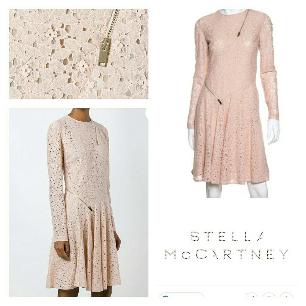 Stella McCartney Lace Zipper Dress NWT